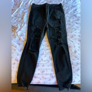 American Eagle Black Hi-Rise Jegging - Size 12
